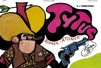 Cover of Księga IX. Tytus na dzikim zachodzie