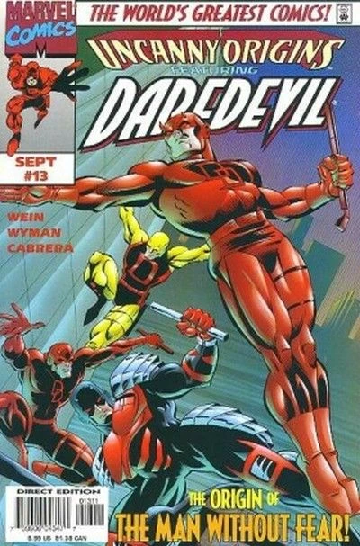 Cover of The Origin of Daredevil