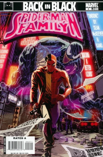 Cover of Undone; Building a Better Lizard; Goblin in the Middle; The Boneyard Hop!; Spider-Man J in: The Deadly Swarm of Wasperus!