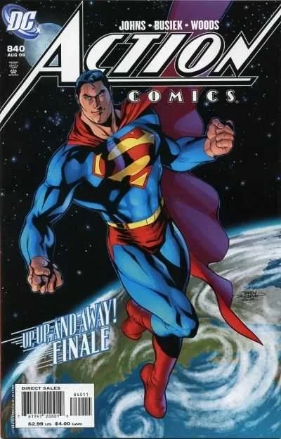 Cover of Up, Up, And Away! Finale - The Adventures Of Superman