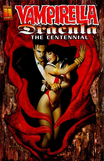 Cover of Necromance; The New European; Vampirella vs. Dracula