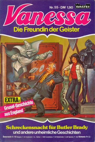 Cover of Schreckensnacht für Butler Brady