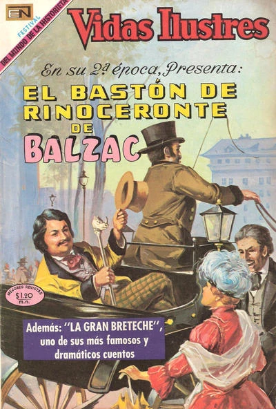 Cover of El Baston de Rinoceronte de Balzac