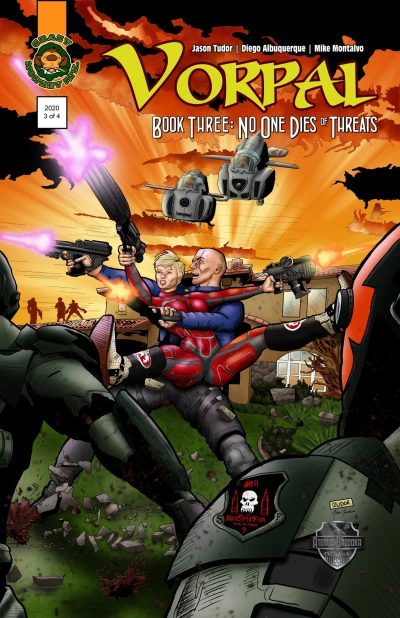 Cover of Book Three: No One Dies of Threats