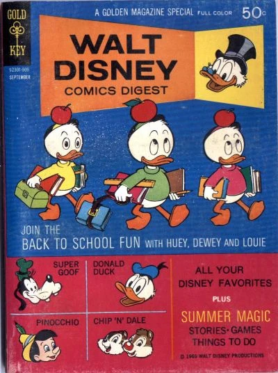 Cover of Join the back to School fun with Huey Dewey and Louie