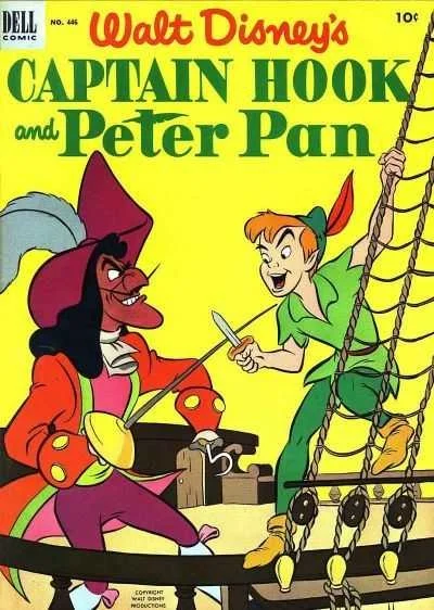 Walt Disney's Captain Hook and Peter Pan