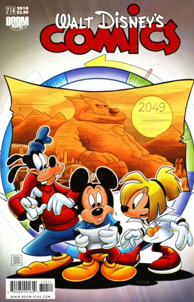 Cover of Mickey Mouse and the Menace From the Future part 2; Pluto At the Beach
