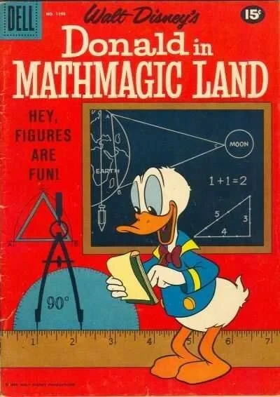 Cover of Walt Disney's Donald in Mathmagic Land