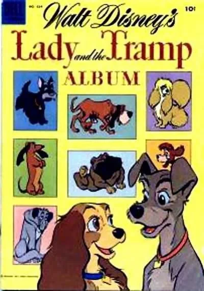 Cover of Walt Disney's Lady and the Tramp Album