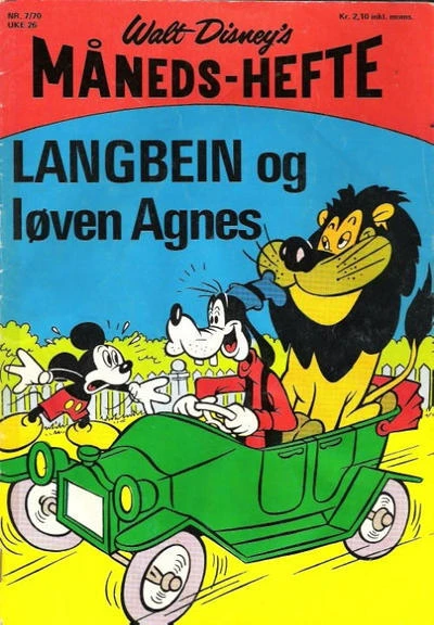 Cover of Langbein og løven Agnes