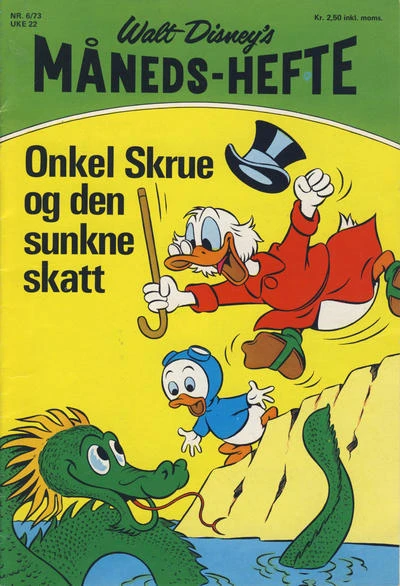Cover of Onkel Skrue og den sunkne skat