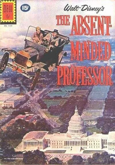 Cover of Walt Disney's The Absent-Minded Professor