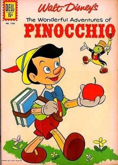 Cover of Walt Disney's The Wonderful Adventures of Pinocchio