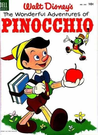 Cover of Walt Disney's The Wonderful Adventures of Pinocchio