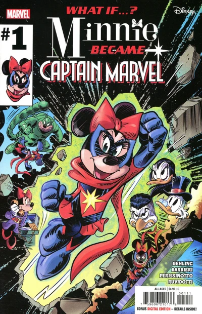 Cover of The Awesome Origin of Minnie Captain Marvel!"