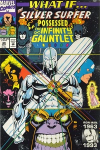 What If the Silver Surfer possessed the Infinity Gauntlet?