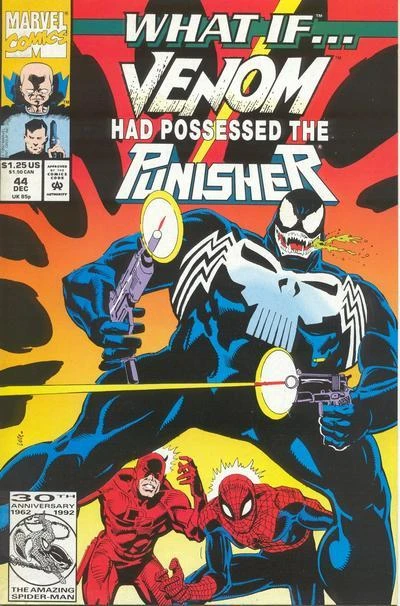 Cover of What If Venom Had Possessed the Punisher?