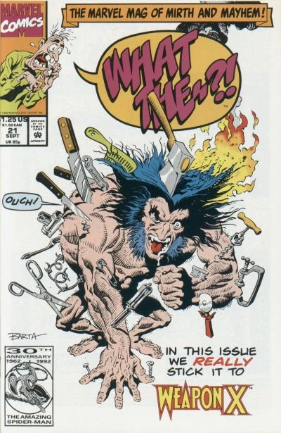 Cover of Weapon X, Lies and Videotape