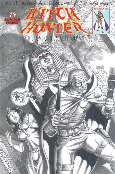 Cover of Witch Hunter in The Tomb of The Scarlet Mummy