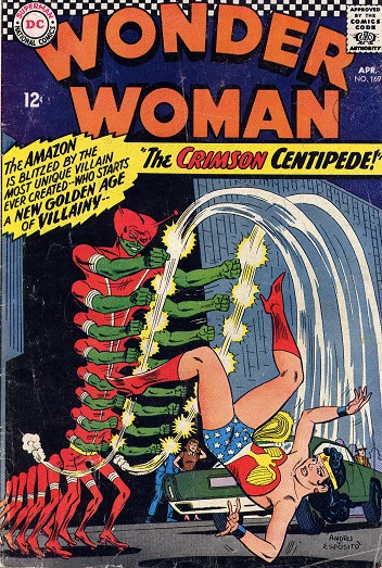 Cover of Wonder Woman Battles the Crimson Centipede!