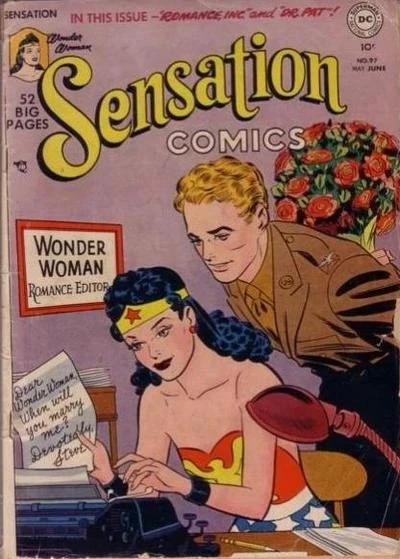 Cover of Wonder Woman, Romance Editor