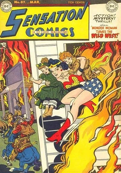 Cover of Wonder Woman Tames the Wild West