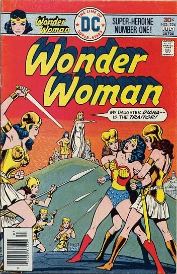 Cover of Wonder Woman vs the United States!