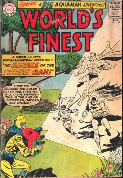 Cover of Menace of the Future Man; The Creatures That Conquered Aquaman