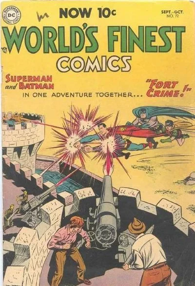 Cover of Superman and Batman in One Adventure Together ... Fort Crime!
