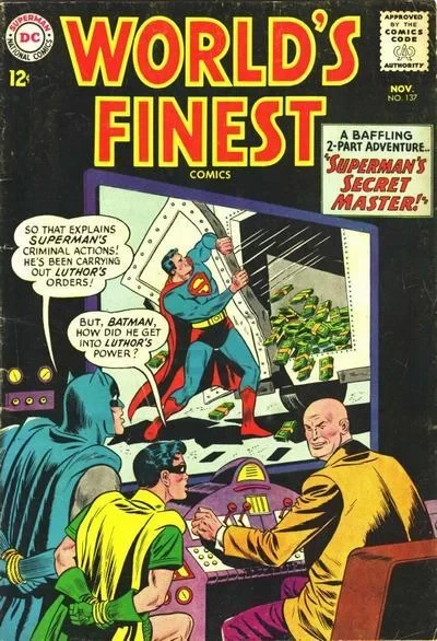 Cover of Superman's Secret Master ; The Day That Aquaman Lost His Powers