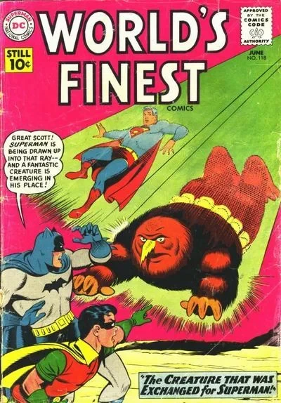Cover of The Creature That Was Exchanged for Superman