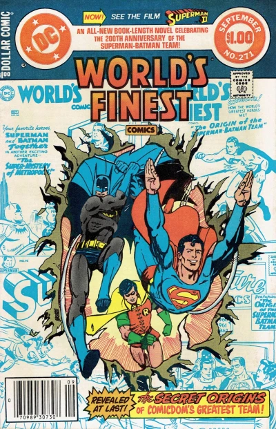 Cover of The Secret Origins of the Superman-Batman Team!