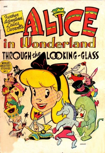 Cover of Alice in Wonderland through the Looking Glass