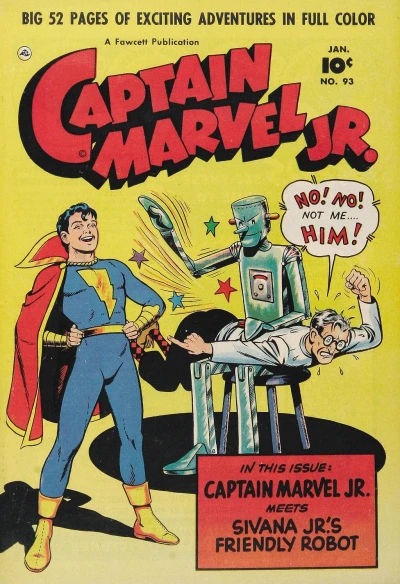 Cover of Capt. Marvel Jr. Fights the Cosmic War Dust