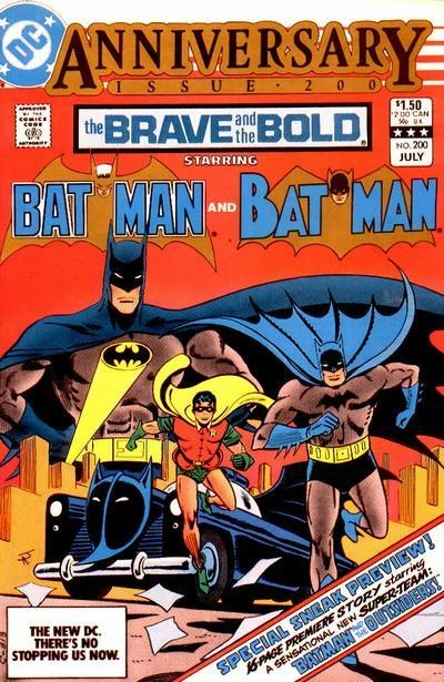 Cover of Smell of Brimstone, Stench of Death!; Bat-Mite Speaks his Mind; Batman and the Outsiders