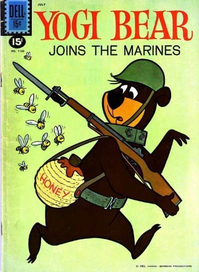 Cover of Yogi Bear Joins the Marines