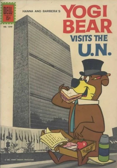Cover of Yogi Bear Visits the U.N.