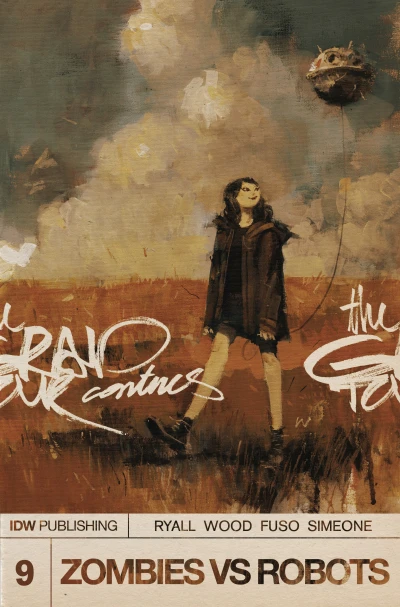 Cover of War! 'Bots!, Part 2: Isolation and Immolation; Tales of ZBR: The Light That Dimmed!; Angus: Zombie-vs-Robot Fighter