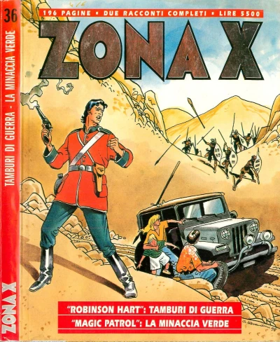 Cover of Tamburi di guerra (Robinson Hart) & La minaccia verde(Magic Patrol)