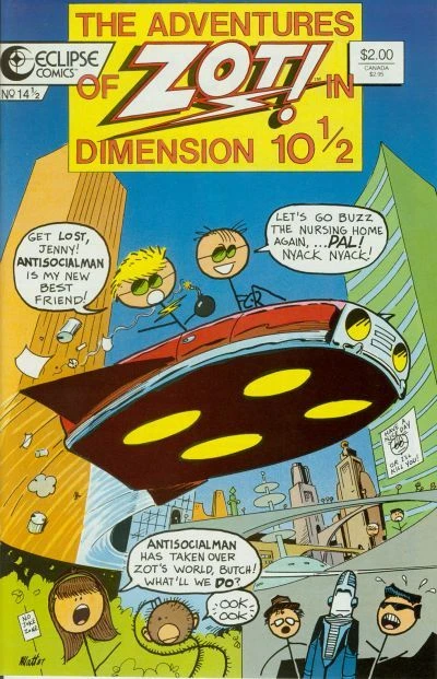 Cover of The Further Adventures of Zot! in Dimension #10½