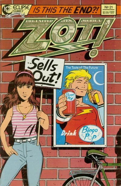 Cover of Can't Buy Me Love Pt.1; The Adventures of Zot! in Dimension 10 ½ 21