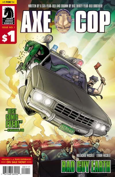 1 for $1: Axe Cop: Bad Guy Earth #1