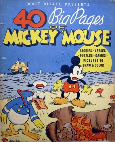 40 Big Pages of Mickey Mouse