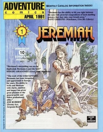 Adventure Comics Catalog Checklist (1991) - Series 