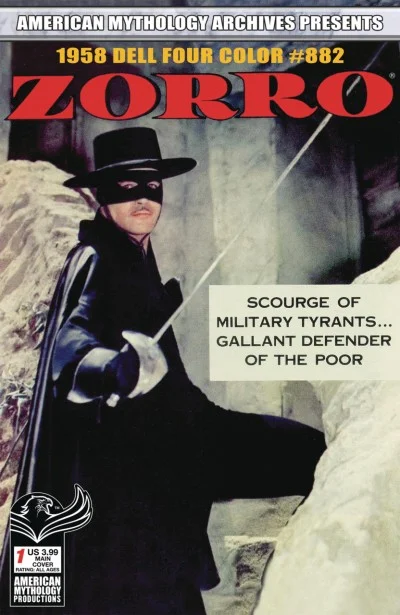 American Mythology Archives Presents Zorro/Dell Four Color #882