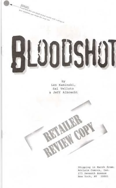 Bloodshot: Retailer Review