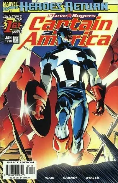 Cover of Captain America (1998)