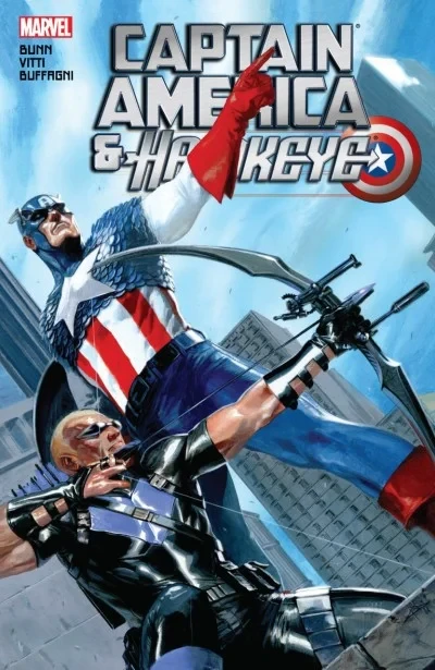 Captain America and Hawkeye