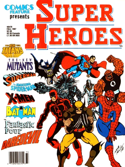 Comics Feature Presents Super Heroes