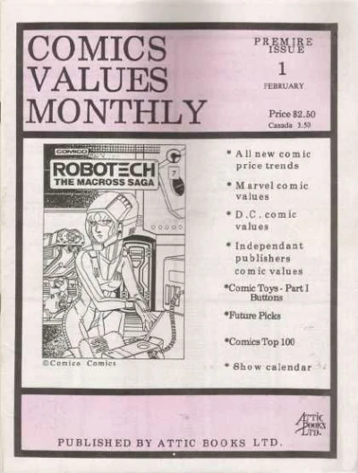 Comics Values Monthly